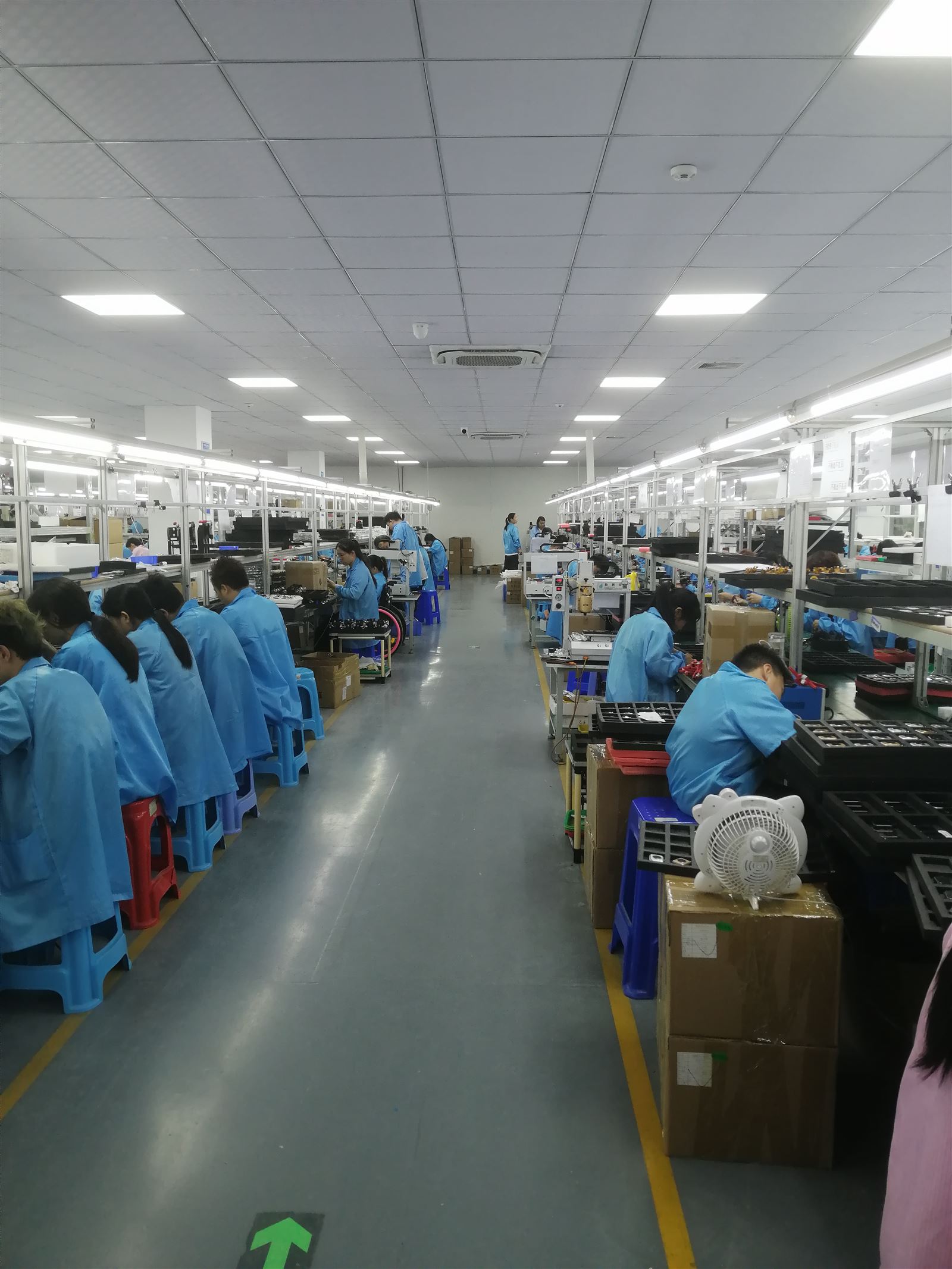 EngraSun factory — production floor overview